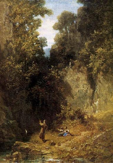 The Angler, Carl Spitzweg